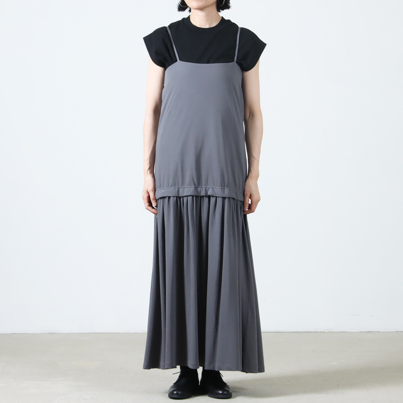 BATONER(Хȥʡ) BROAD AIR JERSEY CAMISOLE ONEPIECE