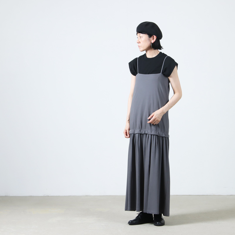 BATONER(Хȥʡ) BROAD AIR JERSEY CAMISOLE ONEPIECE