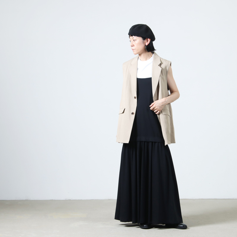BATONER(Хȥʡ) BROAD AIR JERSEY CAMISOLE ONEPIECE