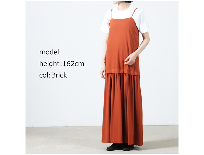 BATONER(Хȥʡ) BROAD AIR JERSEY CAMISOLE ONEPIECE