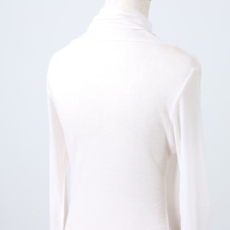 BATONER(Хȥʡ) MELTY RIB HIGH NECK LONG SLEEVE T-SHIRT
