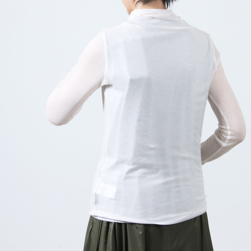BATONER(Хȥʡ) MELTY RIB HIGH NECK LONG SLEEVE T-SHIRT