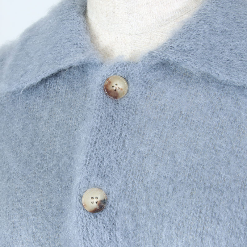 BATONER(Хȥʡ) PURE MOHAIR SHAGGY POLO