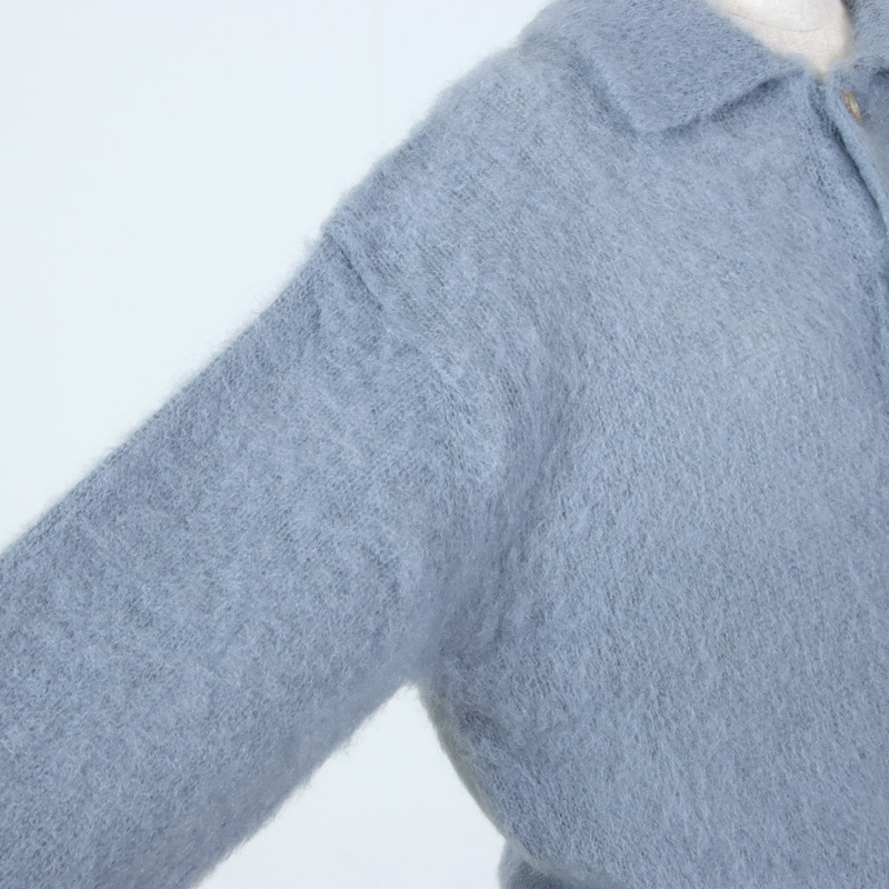 BATONER(Хȥʡ) PURE MOHAIR SHAGGY POLO