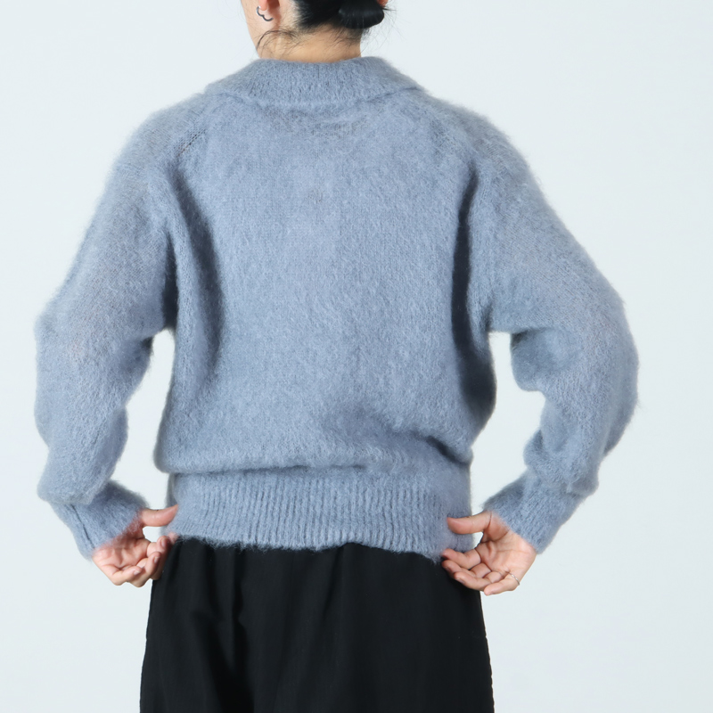BATONER(Хȥʡ) PURE MOHAIR SHAGGY POLO