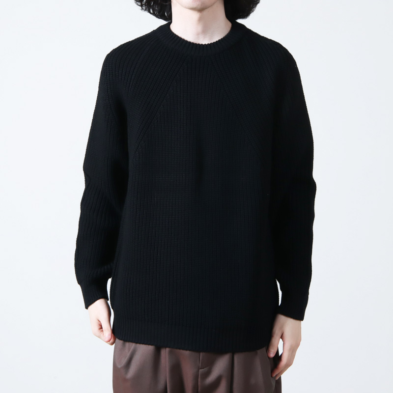 ウール100％新品 BATONER バトナーMen SIGNATURE CREW NECK - ニット