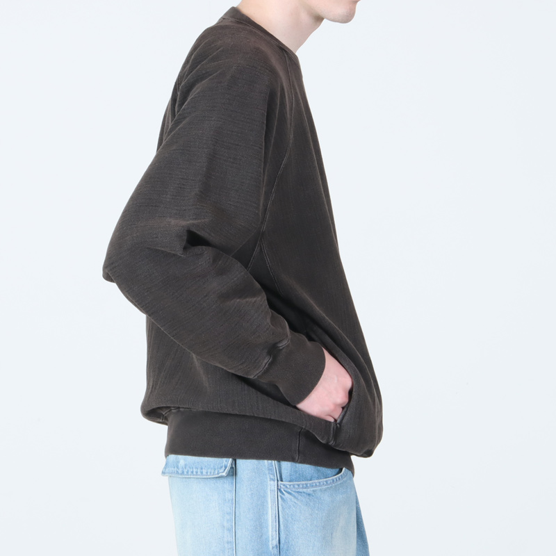 BATONER (バトナー) JUMBERCA URAKE FADE COLOR CREW NECK / ジャン