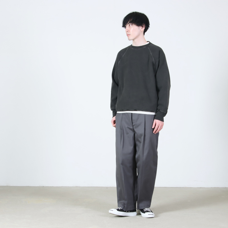 BATONER (バトナー) JUMBERCA URAKE FADE COLOR CREW NECK / ジャン
