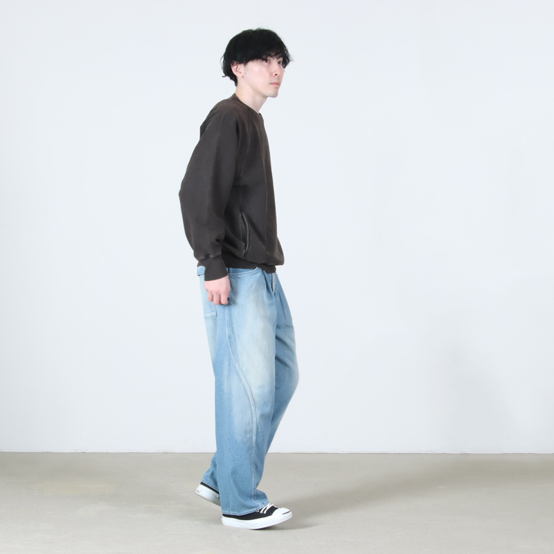 BATONER(�Хȥʡ�) JUMBERCA URAKE FADE COLOR CREW NECK