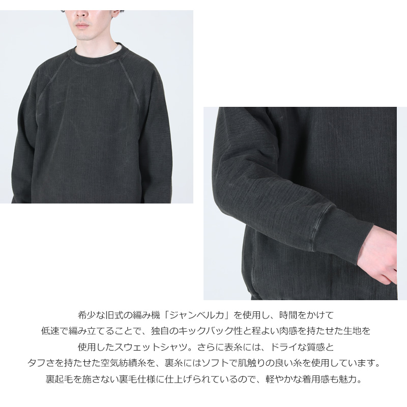 BATONER(�Хȥʡ�) JUMBERCA URAKE FADE COLOR CREW NECK