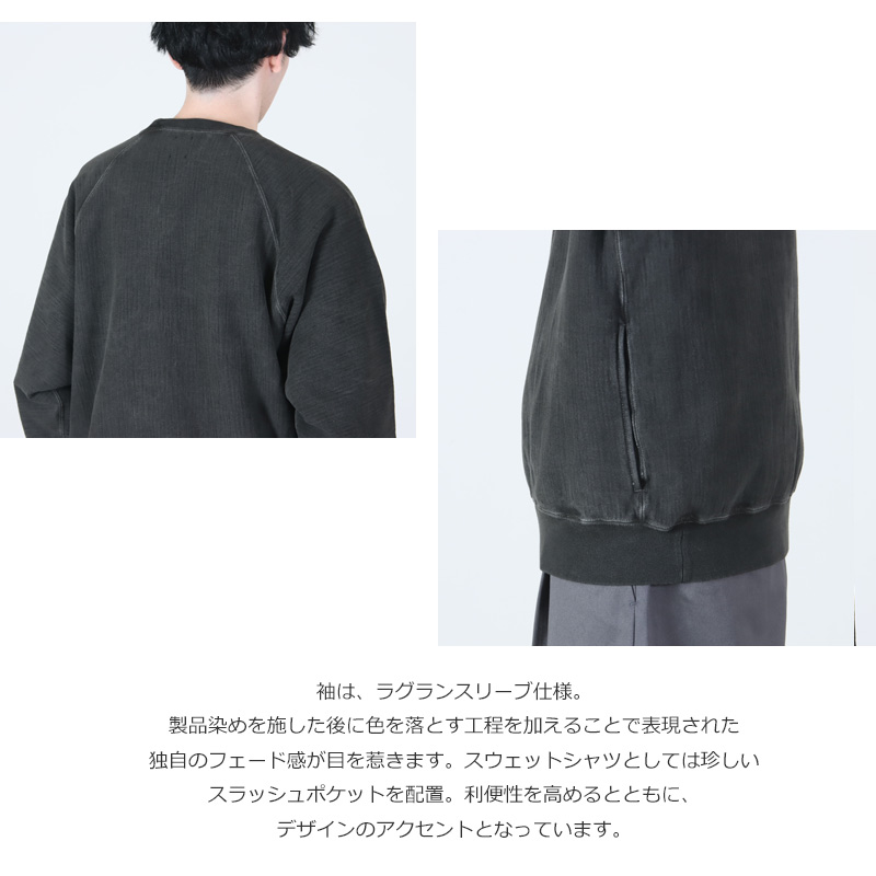 BATONER(�Хȥʡ�) JUMBERCA URAKE FADE COLOR CREW NECK