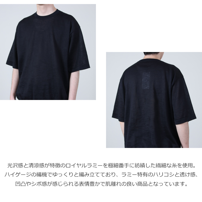 BATONER(�Хȥʡ�) CHOMA CREW NECK SHORT SLEEVE