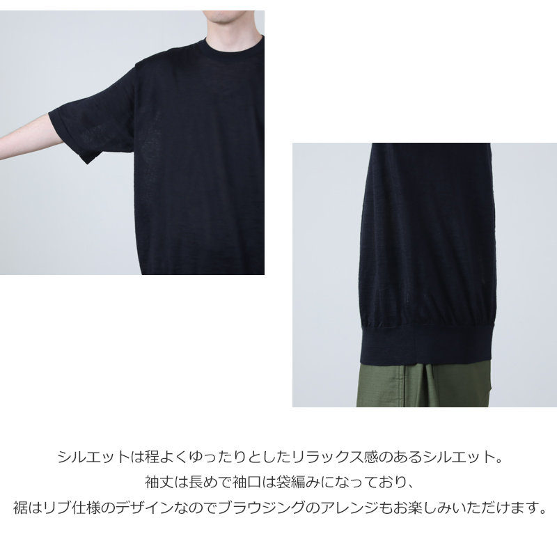 BATONER(�Хȥʡ�) CHOMA CREW NECK SHORT SLEEVE