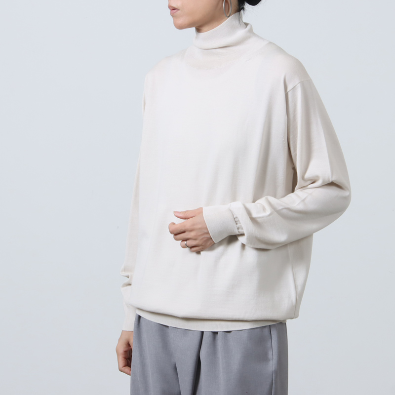BATONER(Хȥʡ) SUPERIOR MERINO TURTLE NECK