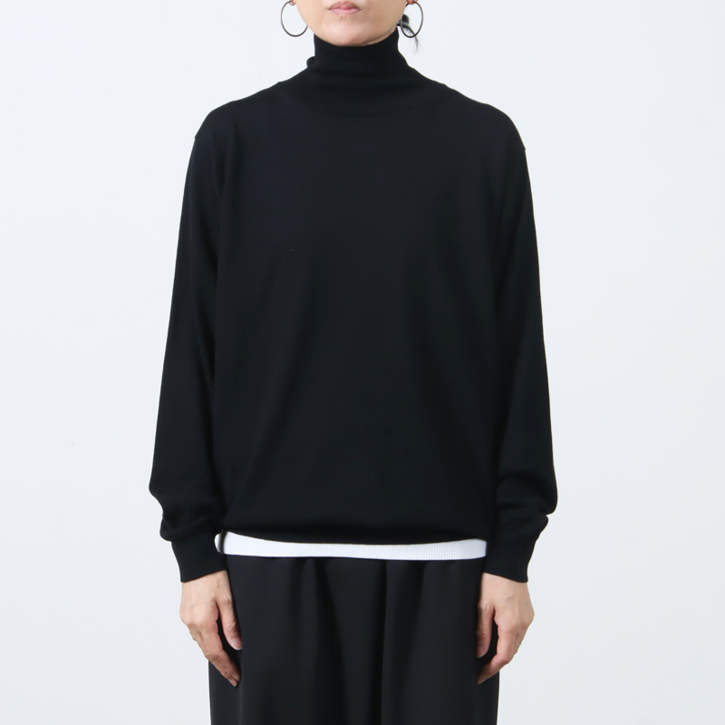 BATONER(Хȥʡ) SUPERIOR MERINO TURTLE NECK
