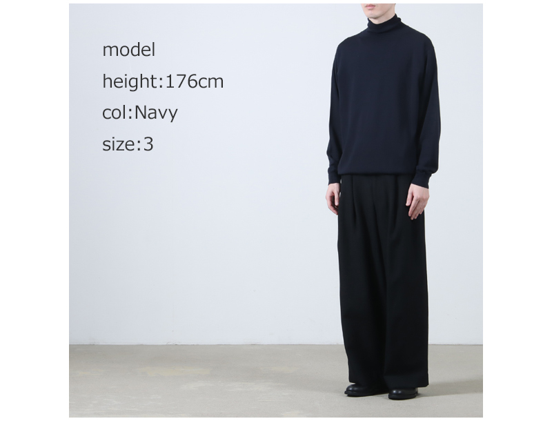 BATONER(Хȥʡ) SUPERIOR MERINO TURTLE NECK