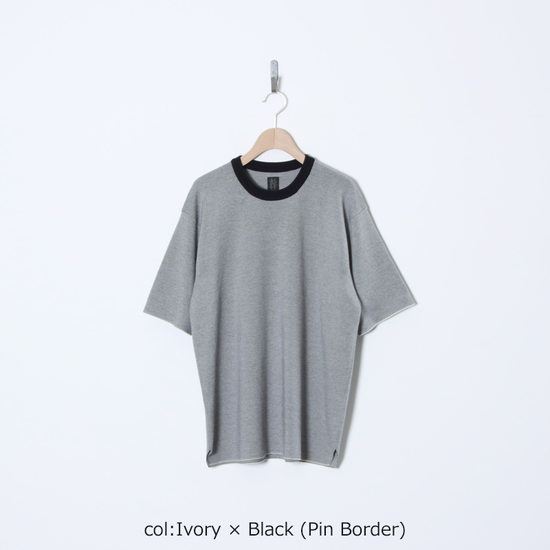 BATONER (バトナー) 32G SMOOTH KNIT T-SHIRT / スムースニットT