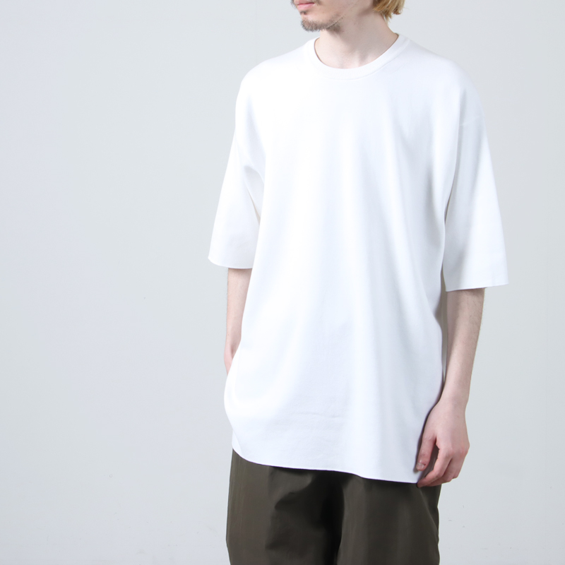 BATONER バトナー 32G SMOOTH KNIT T-SHIRT 1 BATONER (バトナー) 32G SMOOTH KNIT T-SHIRT / スムースニットT