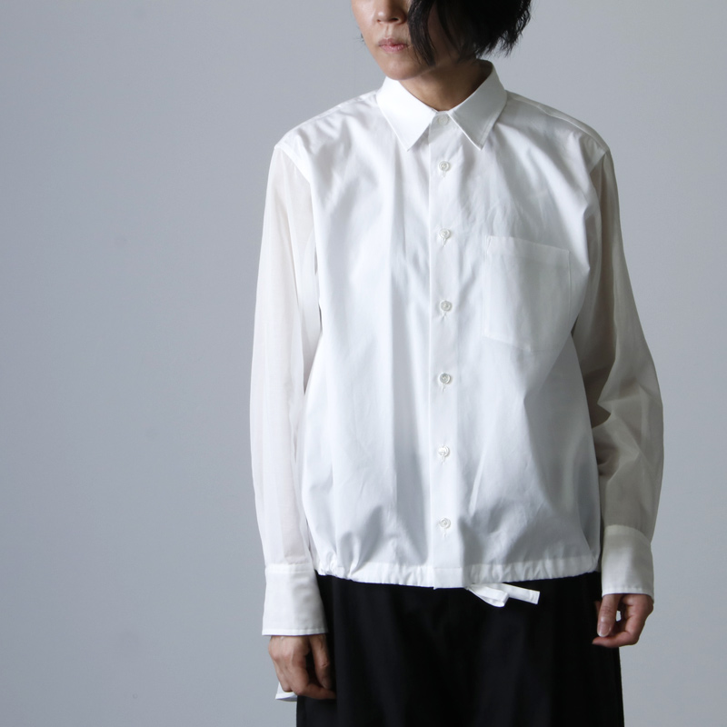 beautiful people(ӥ塼ƥեԡץ) cotton typewriter drawstring shirt
