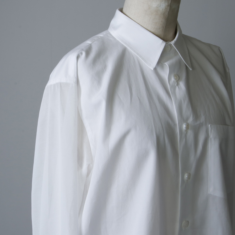 beautiful people (ビューティフルピープル) cotton typewriter drawstring shirt /  コットンタイプライタードローストリングシャツ