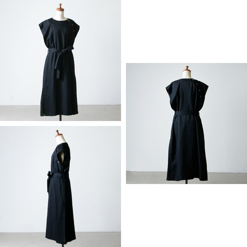 beautiful people(ӥ塼ƥեԡץ) viscosewool gabardin raglan split dress