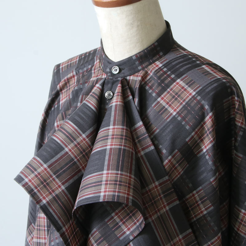 beautiful people(ӥ塼ƥեԡץ) pipe plaid flare blouse