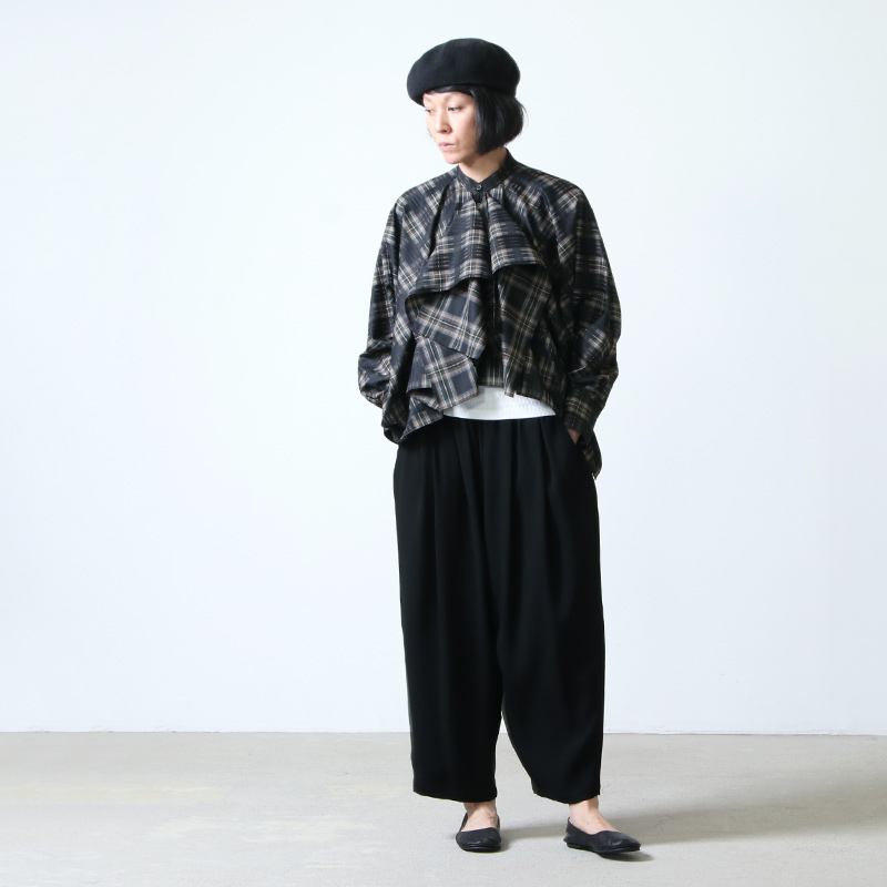 beautiful people(ӥ塼ƥեԡץ) pipe plaid flare blouse