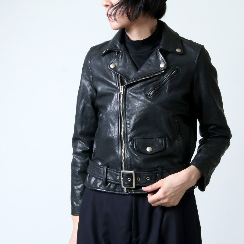 beautiful people (ビューティフルピープル) shrink leather riders jacket /  シュリンクレザーライダースジャケット