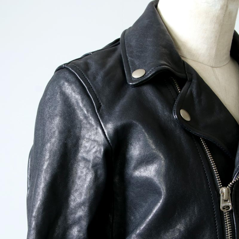 beautiful people (ビューティフルピープル) shrink leather riders jacket /  シュリンクレザーライダースジャケット