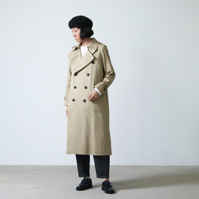 beautiful people(ӥ塼ƥեԡץ) ultimate pima twill maxilong trench coat