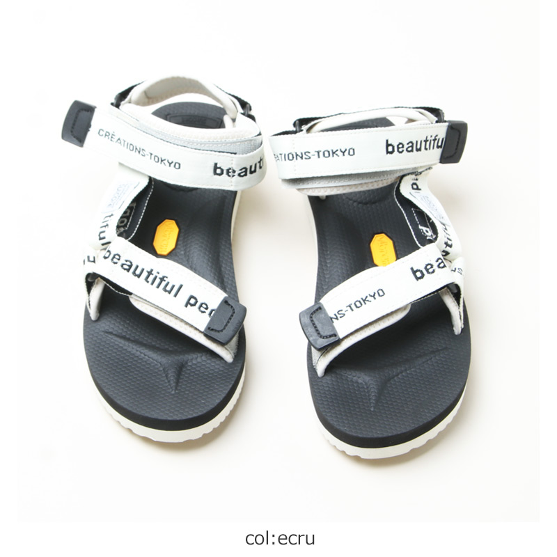 beautiful people(ӥ塼ƥեԡץ) bpSuicoke logo belt sandals