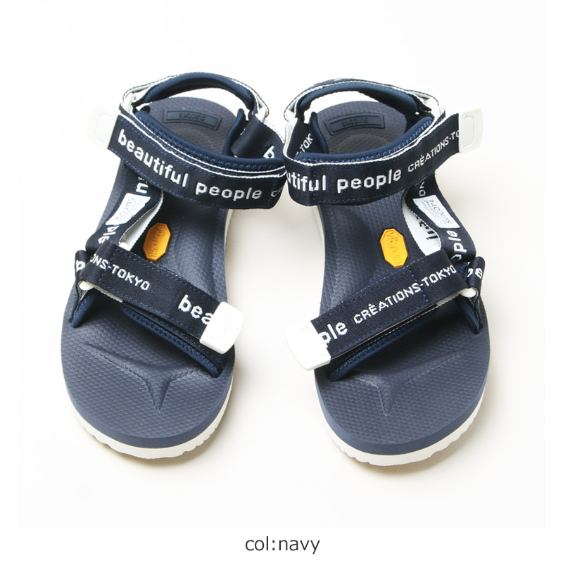 beautiful people(ӥ塼ƥեԡץ) bpSuicoke logo belt sandals