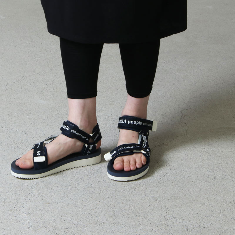 beautiful people(ӥ塼ƥեԡץ) bpSuicoke logo belt sandals