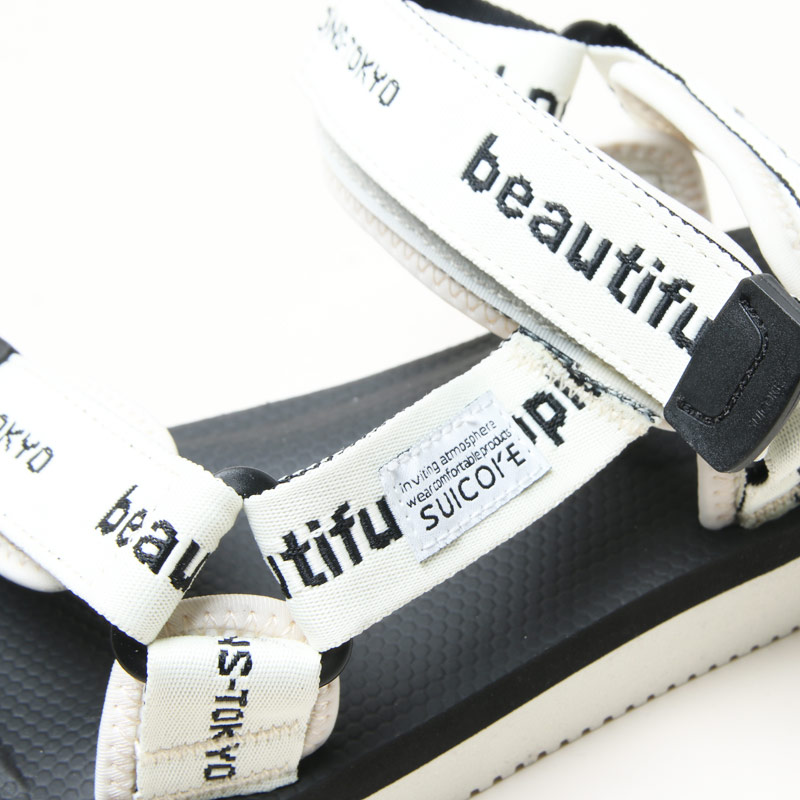 beautiful people(ӥ塼ƥեԡץ) bpSuicoke logo belt sandals