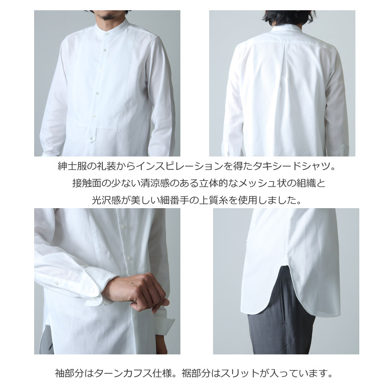 beautiful people(ӥ塼ƥեԡץ) leno cloth shirting tuxedo shirt