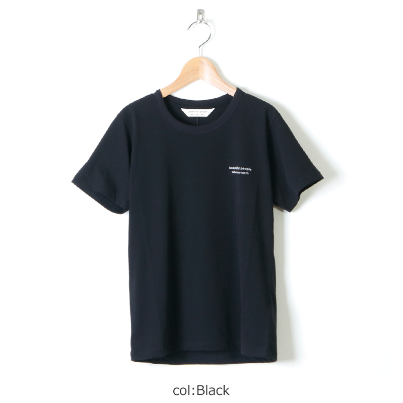 beautiful people (ビューティフルピープル) cotton jersey bp logo T-shirt /  コットンジャージービーピーロゴティー