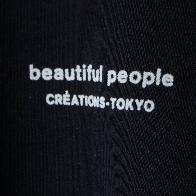 beautiful people (ビューティフルピープル) cotton jersey bp logo T