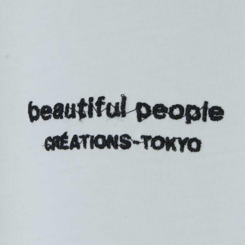 beautiful people(ӥ塼ƥեԡץ) high gauge suvinpima logo kids T-shirt