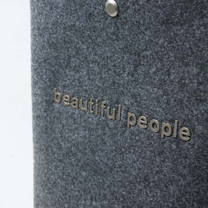 beautiful people(ӥ塼ƥեԡץ) recycled felt const ructive shoulder bag