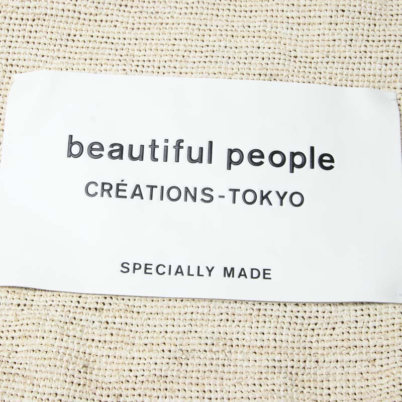 beautiful people(ӥ塼ƥեԡץ) raffia knitting name tote