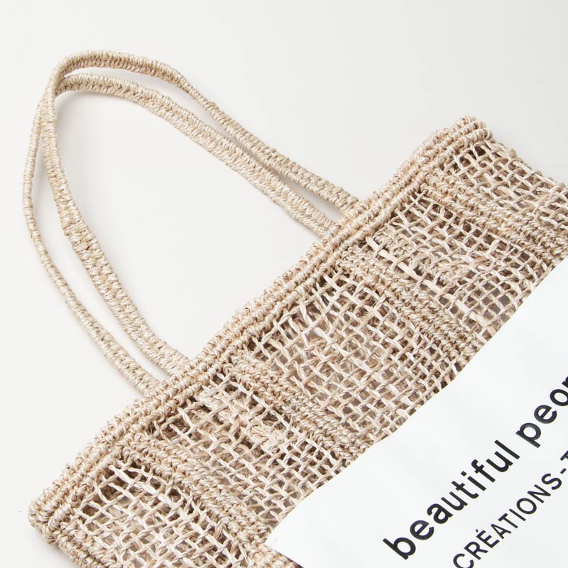 beautiful people(ӥ塼ƥեԡץ) abaca knitting name tote