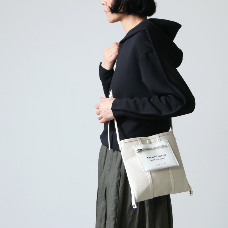 Beautiful People ビューティフルピープル Lining Logo Pocket Mini Shoulder Bag ライニングロゴポケットミニショルダーバッグ