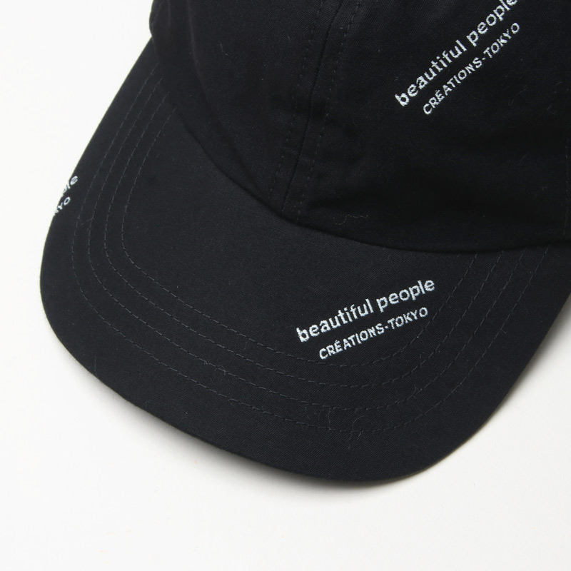 beautiful people(ӥ塼ƥեԡץ) logo JQ solid big tag cap