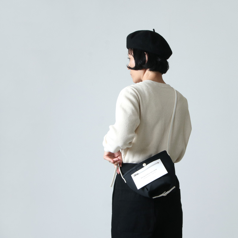 beautiful people(ӥ塼ƥեԡץ) lining logo pocketmini shoulder bag