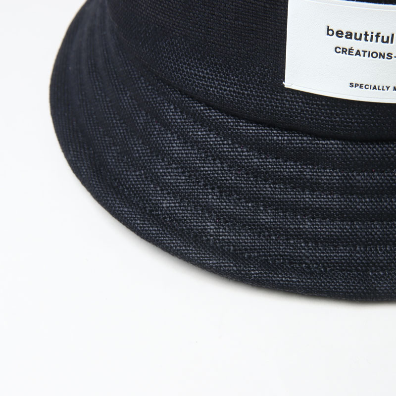 beautiful people(ӥ塼ƥեԡץ) linen calender cloth bucket hat