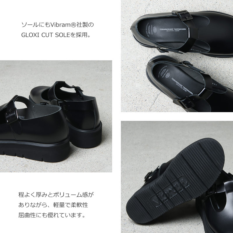 BEAUTIFUL SHOES(ӥ塼ƥե륷塼) T-STRAP GLOXI CUT THICK SOLE