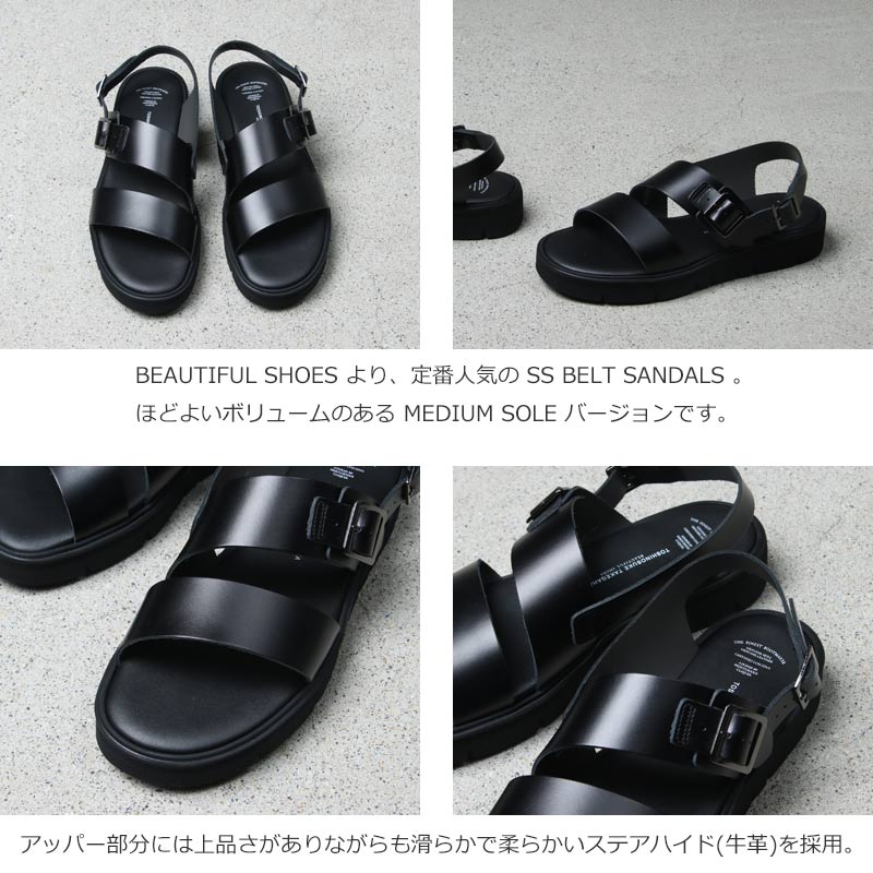 BEAUTIFUL SHOES(ӥ塼ƥե륷塼) S.S BELT SANDALS GLOXI CUT MEDIUM SOLE