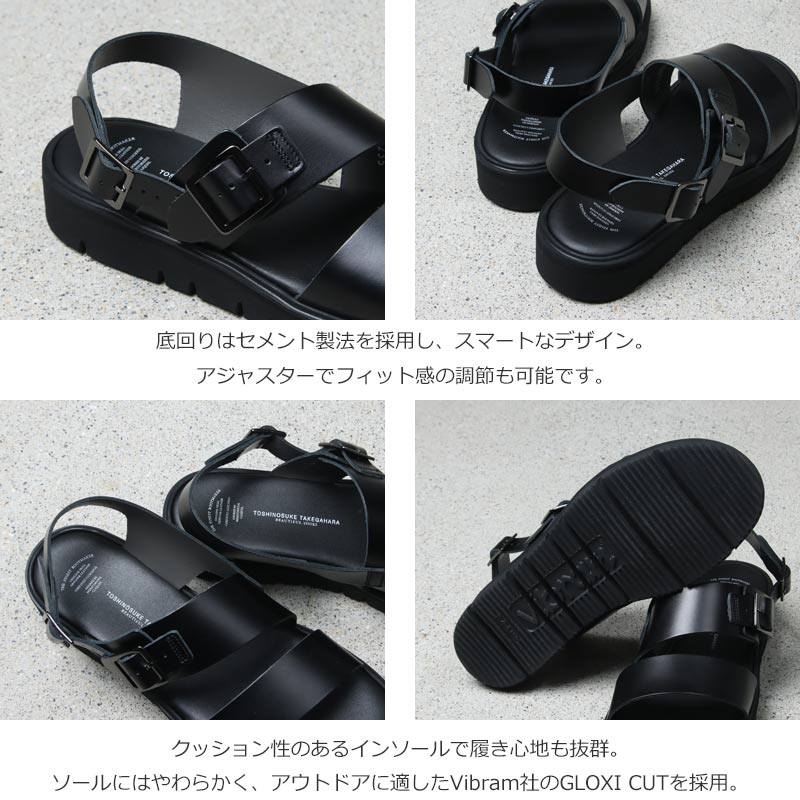 BEAUTIFUL SHOES(ӥ塼ƥե륷塼) S.S BELT SANDALS GLOXI CUT MEDIUM SOLE