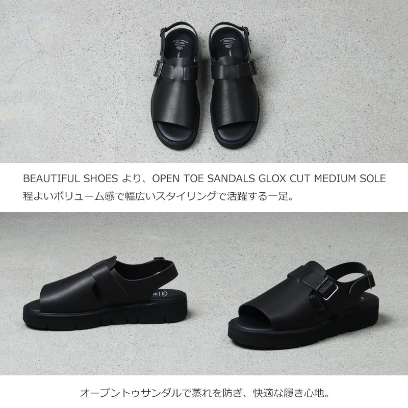 BEAUTIFUL SHOES (ビューティフルシューズ) OPEN TOE SANDALS（GLOXI