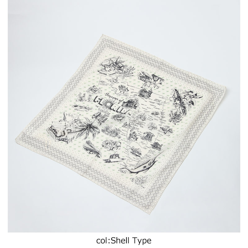 BINDU(ӥɥ) Bandana Florida4 - Shell Type